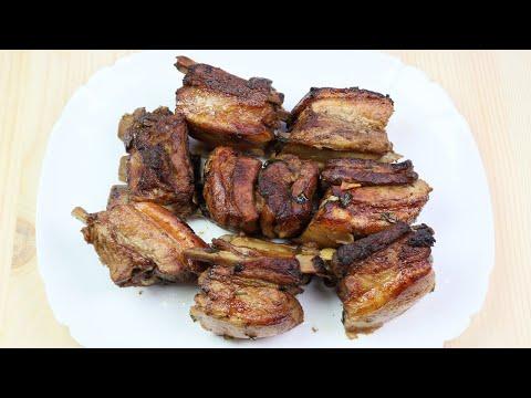 Мясо свинины на рёбрышках в духовке по особому рецепту
