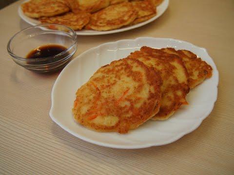 Корейская кухня: Оладьи из соевого жмыха или Конбиджи чон (콩비지전)
