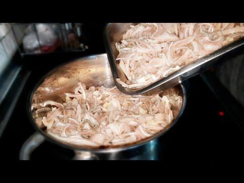 Рецепты салатов: свиные уши с чесноком. Корейская закуска