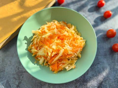 СОВЕТСКИЙ САЛАТ с капустой и морковью | ОЧЕНЬ ВКУСНО и просто! Рецепт постный