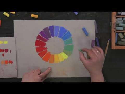 Цветовой круг в рисовании пастелью. Рассказывает художник Анна Лапыгина