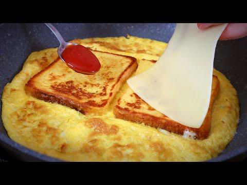 OMILJENI DORUCAK - jaja sir i tost hleb ideja za brzi dorucak ili veceru