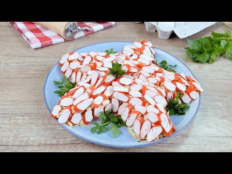 Салат с крабовыми палочками и рисом - Рецепты от Со Вкусом