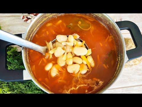 ПОСТНЫЙ суп с фасолью - ЛЮБОВЬ С ПЕРВОЙ ЛОЖКИ! Фасолевый суп - очень вкусный рецепт