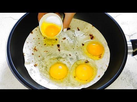 Просто накройте яйца лавашом! Вкуснятина НА ЗАВТРАК за считанные минуты! Быстро и Нереально Вкусно!
