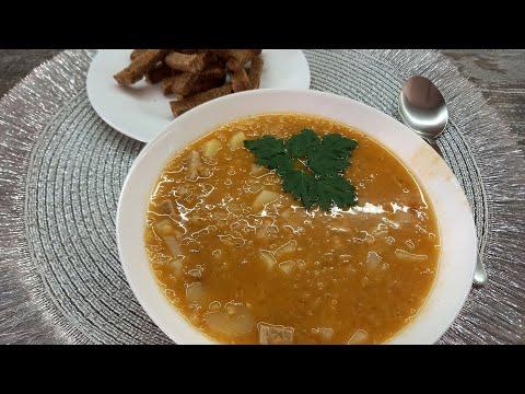 Очень вкусный и полезный чечевичный суп | быстрый домашний рецепт