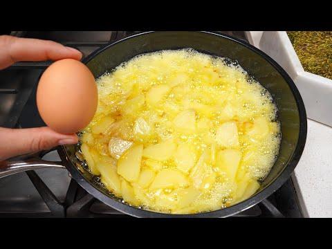 Мой любимый рецепт испанского омлета - Вкусный и легкий рецепт яиц с картофелем