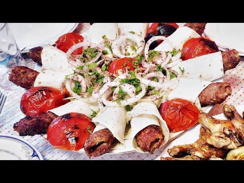Lülə Kababın Hazırlanması | Azerbaijani Lula Kebab Recipe | Азербайджанский Шашлык - Люля Кебаб