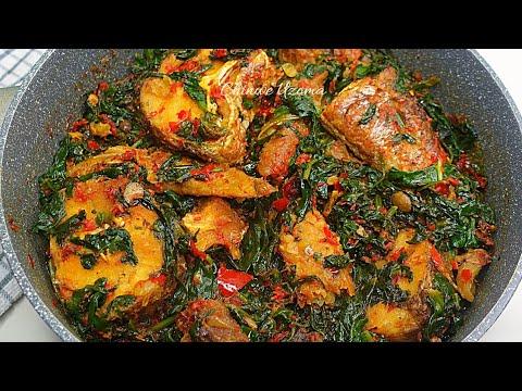EFO RIRO RECIPE: THE BEST EFO RIRO SOUP WITH FISH | EFO RIRO - VEGETABLE SOUP| Chinwe Uzoma Kitchen