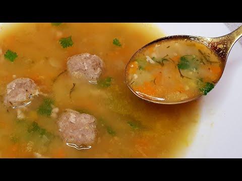 Гороховый суп с фрикадельками. ГОРОХ легко РАЗВАРИТСЯ