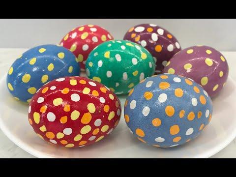 Яйца КРАПАНКИ Оригинально, Очень Красиво и Просто!!! / Яйца на Пасху / Пасхальные Яйца / Easter Eggs