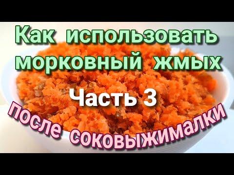 Что приготовить из морковного жмыха после соковыжималки? Идеи блюд со жмыхом Часть 3.