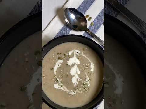 Грибной суп-пюре, такой простой в приготовлении, но безумно вкусный