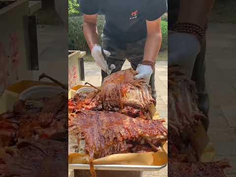 Bbq food goats meat USA #VideoShortsfoodusa#Chefsfoodbeefusa