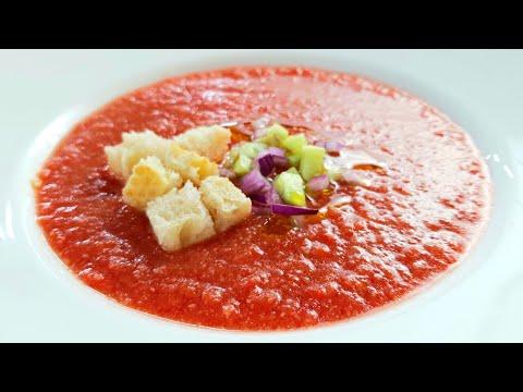 СУП ГАСПАЧО / Летний холодный суп / Испанская кухня