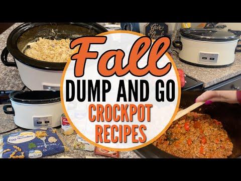 WHAT'S FOR DINNER? | CROCKPOT RECIPES | SLOW COOKER RECIPES | DUMP AND GO MEALS 