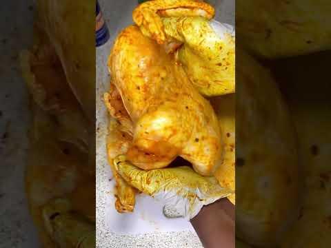 I DEEP FRIED A WHOLE CHICKEN ..In a small fryer 
