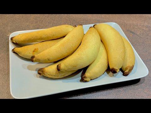 Пирожное Бананы - нежное рассыпчатое тесто и вкусная творожная начинка делают их неустоимыми!