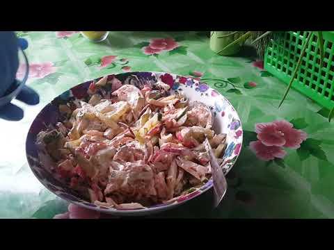 Быстрый салатик из крабового мяса и свежего огурца/Бюджетное блюдо