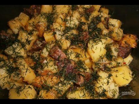 Жареное мясо с картошкой в мультиварке. Рецепты с фото простые и вкусные