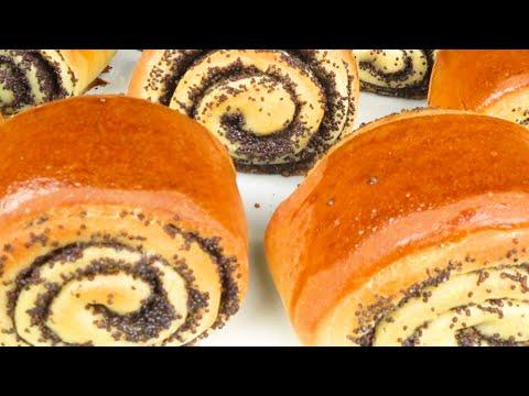 Булочки с маком. Чудесная выпечка из детства | Poppy buns. Wonderful pastries from childhood