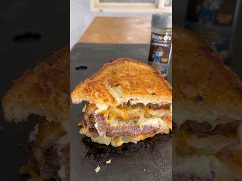 Smoked beef rib grilled cheese