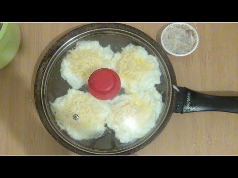 Яичные гнезда с сыром на завтрак Легко приготовить Вкусно позавтракать видео рецепт
