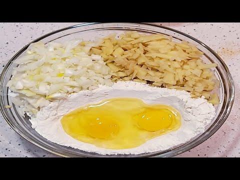 Eggs with Potato & Onions Fry || Яйца с картошкой