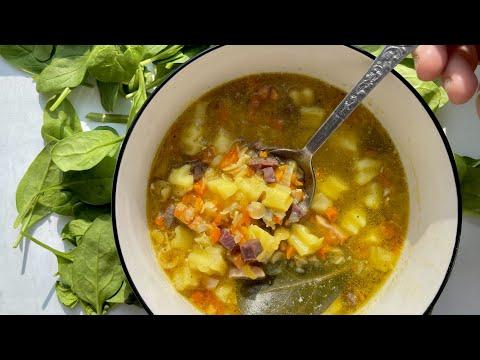cooking pea soup/ готовим гороховый суп/ pea soup