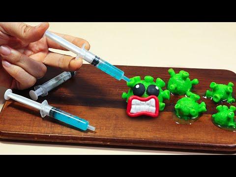 Making Seafood soup from Personal Medical Items - Stop Motion Cooking & ASMR