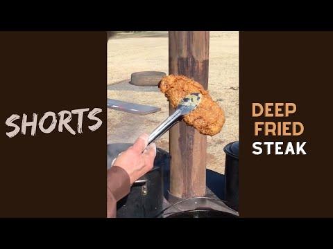 Deep Fried Steak! #shorts