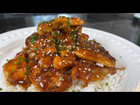 How To Make Bourbon Chicken At Home #SHORTS