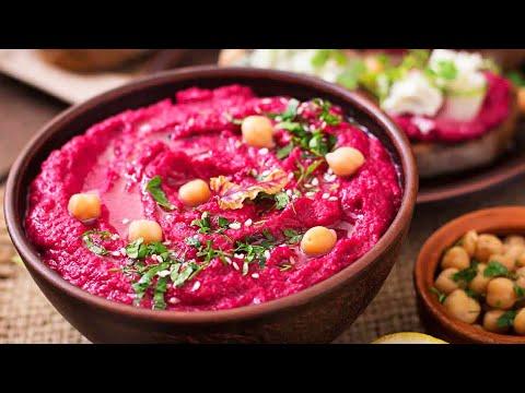 НОВЫЙ РЕЦЕПТ! Свекольный хумус - закуска с еврейской душой! Хумус рецепт из Иерусалима