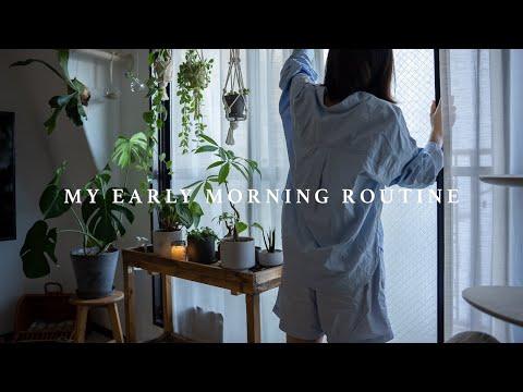 早起きモーニングルーティン｜2021秋｜5時半起きで勉強する朝活｜Early Morning Routine
