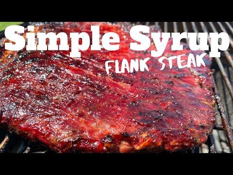 Simple Syrup Flank Steak | How To Grill Flank Steak