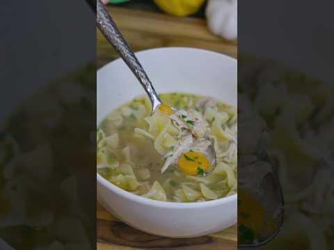 Chicken noodle soup #easyrecipe #chickennoodlesoup