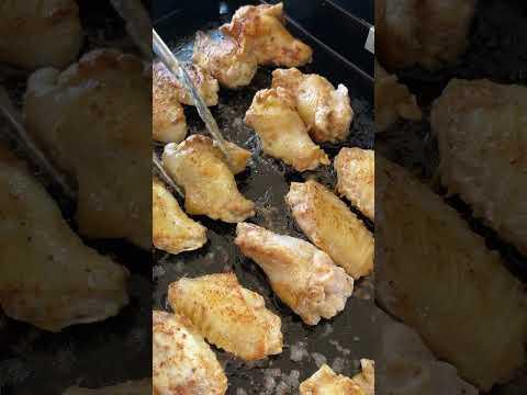 can you cook wings on a flat top griddle? | HowToBBQRight Shorts