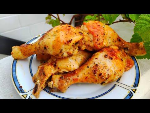 Ароматные куриные ножки в кисло сладкой глазури / маринад для курицы на горчице и меде