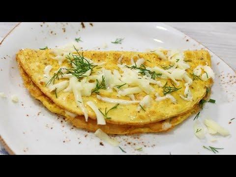 Яичница с сыром и перцем. Вкуснейший Завтрак - Омлет с Овощами и Сыром