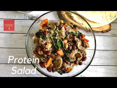 Салат На Новый Год 2021 /С Фасолью И Грибами / Protein Salad