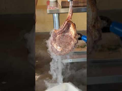 Cryo-Fried Tomahawk Steak