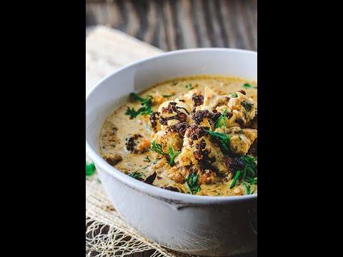 The best budget-friendly dinner: Roasted Cauliflower Soup! #shorts