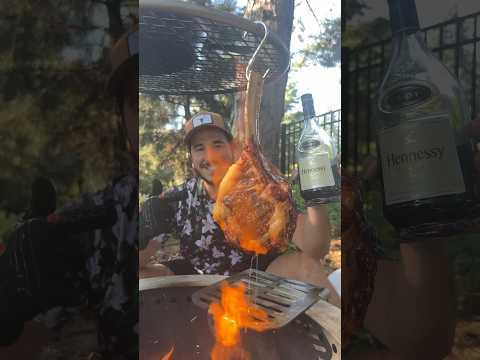 Flaming Hennessy Tomahawk