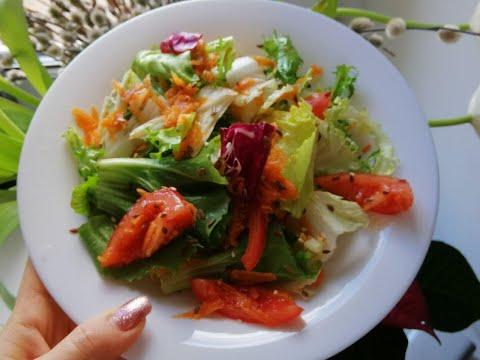 Овощной салат / Быстрый завтрак / Простой рецепт / Vegetable salad / Quick breakfast