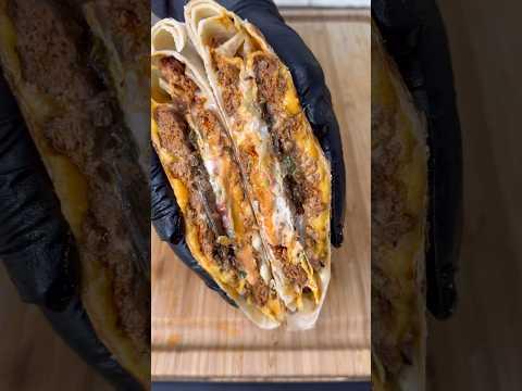 Chorizo and beef Crunchwrap