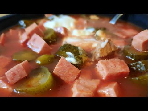 How to make the best Russian soup Solyanka | СОЛЯНКА Сборная Мясная (Суп) | русские рецепты | Россия