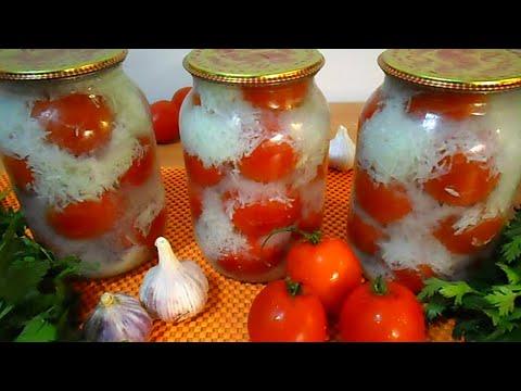 Как сделать ПОМИДОРЫ в СНЕГУ I Оригинальная консервация на ЗИМУ из помидоров # 199