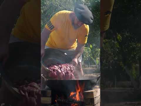 The Best Way To Cook Hundreds Of Chicken Hearts And Livers! Incredibly Delicious 