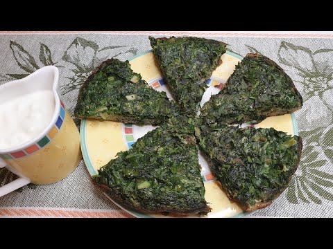 Кюкю Яичница  с зеленью Вкусное полезное простое в приготовлении блюдо Kükü Greenery  omelet