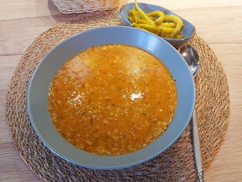 ПОПУЛЯРНЫЙ  ТУРЕЦКИЙ СУП  Эзогелин ( Ezogelin çorbası).  Как вкусно приготовить Чечевичный суп?